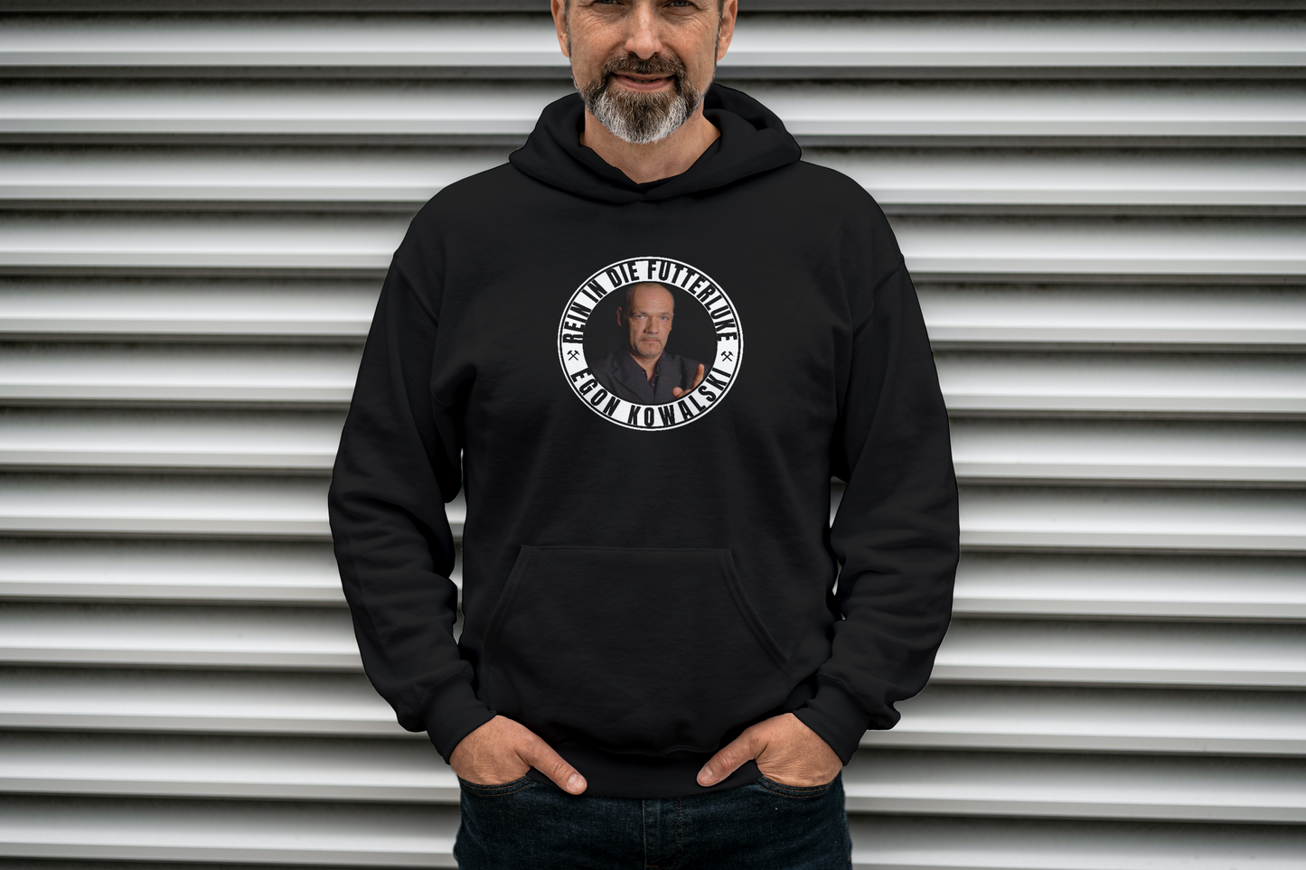 Hoddie - Rein in die Futterluke Patch