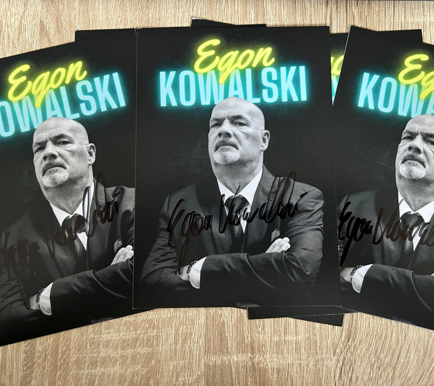 Egon Kowalski Autogrammkarte